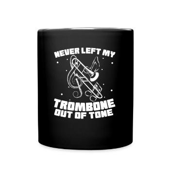 Spielmannszug Trombone Funny - Full Colour Mug - black - Front