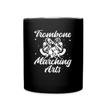 Spielmannszug Trombone drôle - Mug uni - noir - Devant
