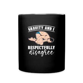 Diving Jumper Funny - Full Colour Mug - black - Front