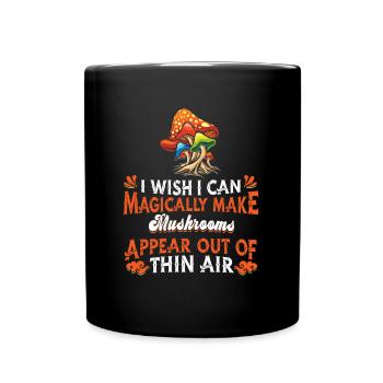 Cueilleurs de champignons Champignons Humour - Mug uni - noir - Devant