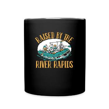 Rafting Erzogen Wildwasser Rafting - Tasse einfarbig - Schwarz - Vorne