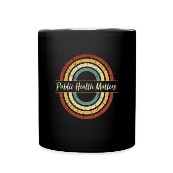 Public Health Matters Retro Public Health Doctor - Full Colour Mug - black - Front