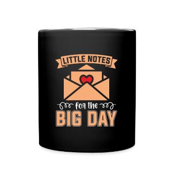 Wedding Planner Little Notes For The Big Planning - Tasse einfarbig - Schwarz - Vorne