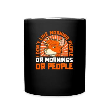 Furry Fandom Fursuits Funny - Full Colour Mug - black - Front