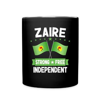 Zaire - Tasse einfarbig - Schwarz - Vorne
