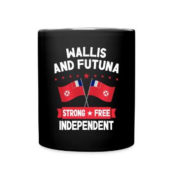 Wallis et Futuna - Mug uni - noir - Devant