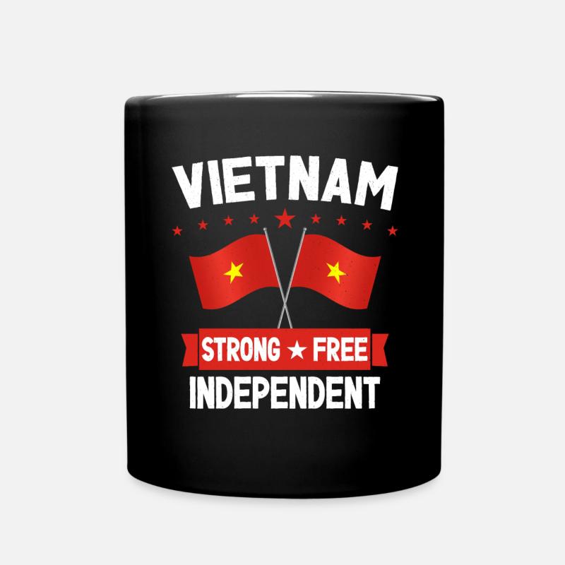 Vietnam - Tasse einfarbig - Schwarz