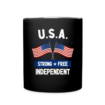 Amérique du Nord - Mug uni - noir - Devant
