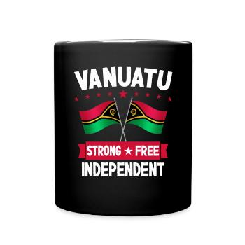 Vanuatu - Mug uni - noir - Devant