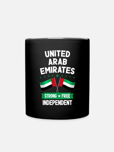 Emirats Arabes Unis - Mug uni - noir