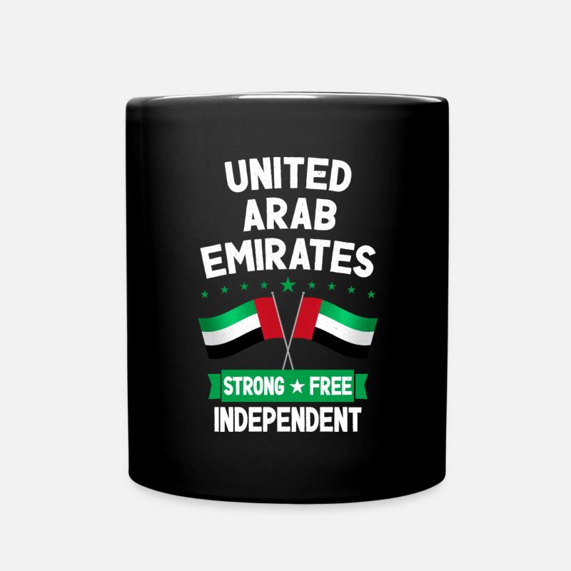 Emirats Arabes Unis - Mug uni - noir