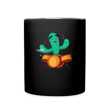 Batterie Batteur Batteur Mignon - Mug uni - noir - Devant