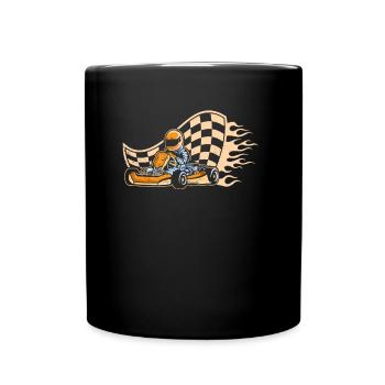 Go karting, karting, karting - Full Colour Mug - black - Front