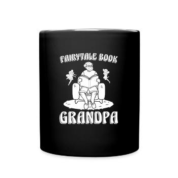 Book, Bookworm, Bookworm, Book Fairy - Full Colour Mug - black - Front
