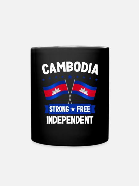 Cambodge - Mug uni - noir