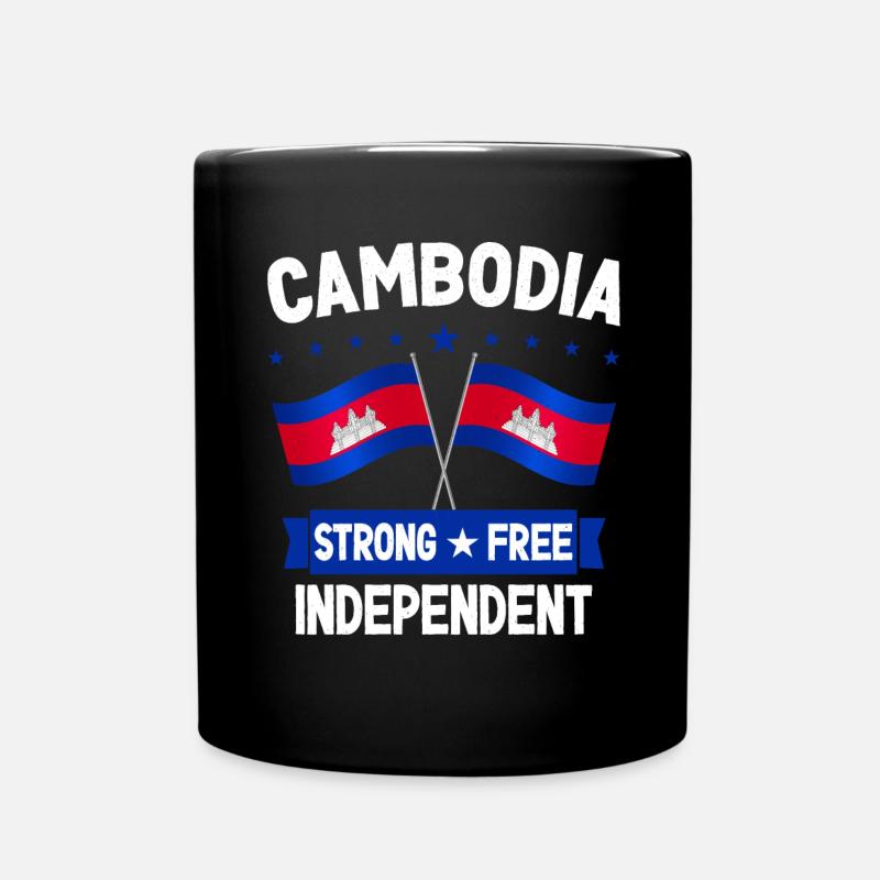 Cambodge - Mug uni - noir