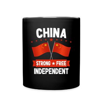 China - Full Colour Mug - black - Front