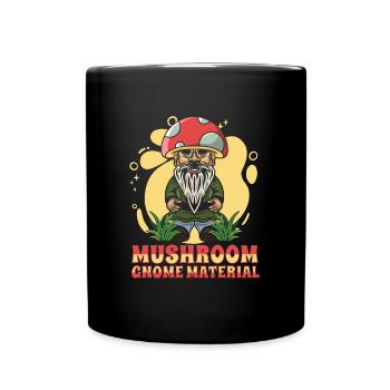 Cueilleurs de champignons Champignons Gnome Nain de champignons - Mug uni - noir - Devant
