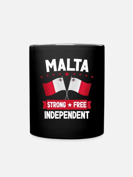 Malta - Full Colour Mug - black