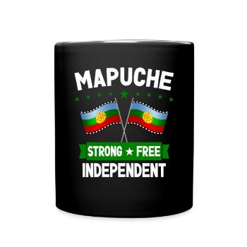 Mapuche - Tasse einfarbig - Schwarz - Vorne