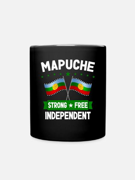 Mapuche - Tasse einfarbig - Schwarz