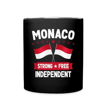 Monaco - Mug uni - noir - Devant