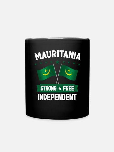 Mauretanien - Tasse einfarbig - Schwarz