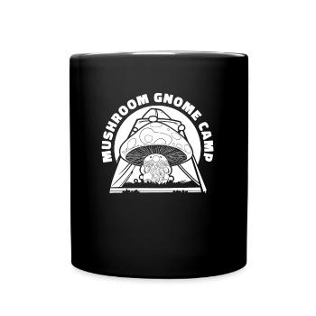 Mushroom pickers Mushrooms Mushroom dwarf - Full Colour Mug - black - Front