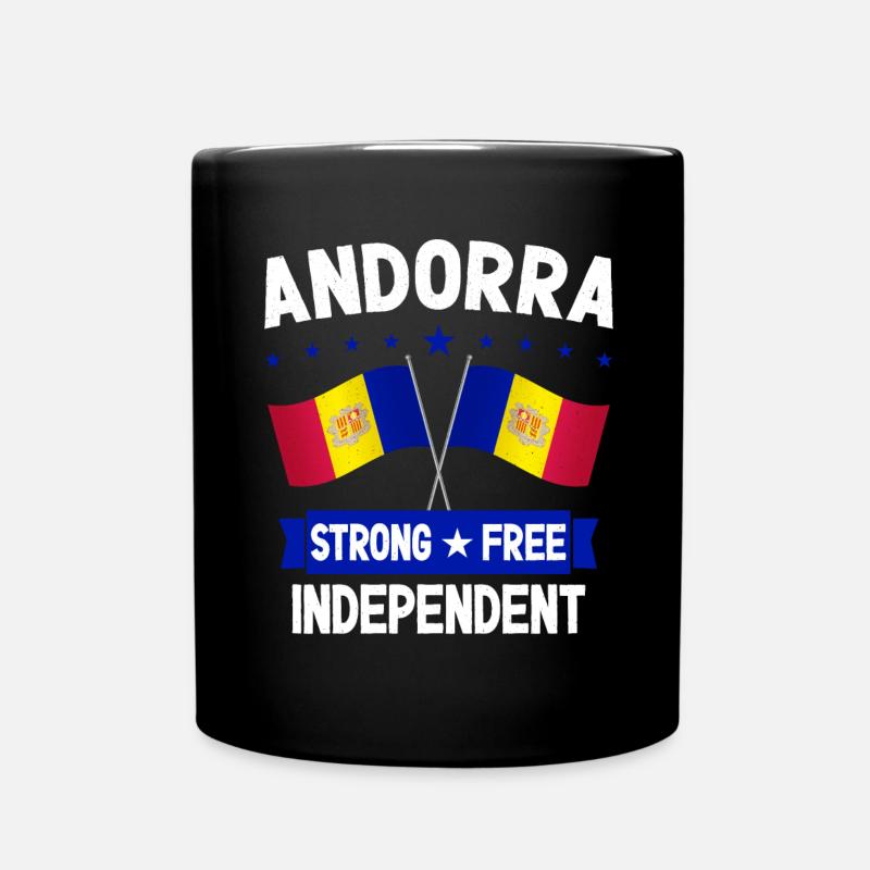 Andorra - Tasse einfarbig - Schwarz