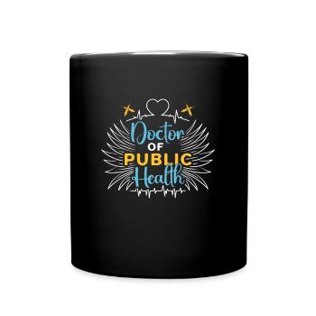 Travailleur de la santé publique Docteur en soins de santé publique - Mug uni - noir - Devant