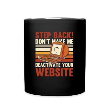 Développeur Web Développeur Web Drôle - Mug uni - noir - Devant