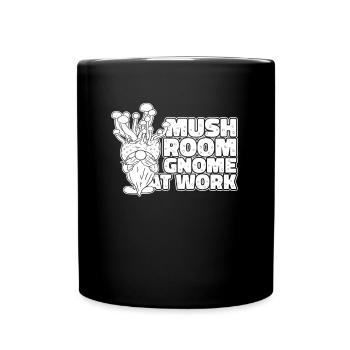 Mushroom pickers Mushrooms Mushroom dwarf - Full Colour Mug - black - Front