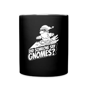 Cueilleurs de champignons Champignons Ski Nain de champignons - Mug uni - noir - Devant