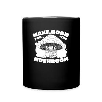 Mushroom pickers Mushrooms Mushroom dwarf - Full Colour Mug - black - Front
