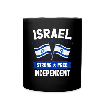 Israël - Mug uni - noir - Devant