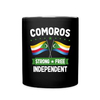 Comoros - Full Colour Mug - black - Front