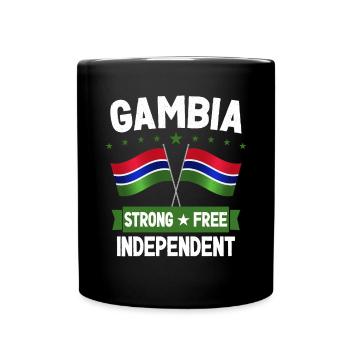 Gambia - Full Colour Mug - black - Front