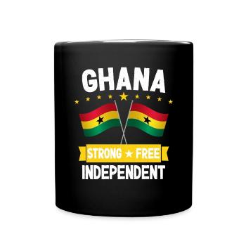 Ghana - Mug uni - noir - Devant