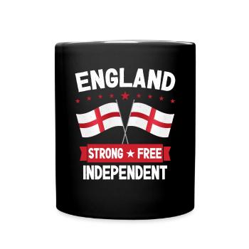 Angleterre - Mug uni - noir - Devant