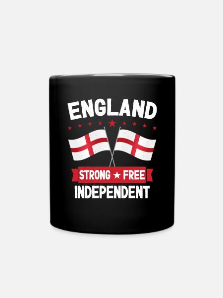 England - Tasse einfarbig - Schwarz
