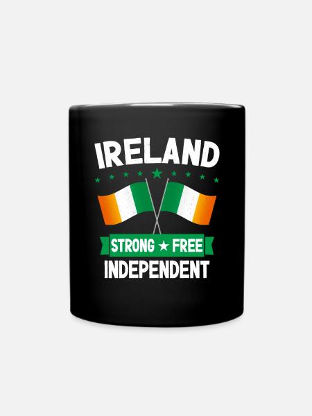 Irland - Tasse einfarbig - Schwarz