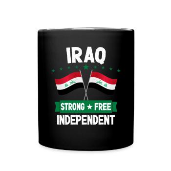 Iraq - Full Colour Mug - black - Front