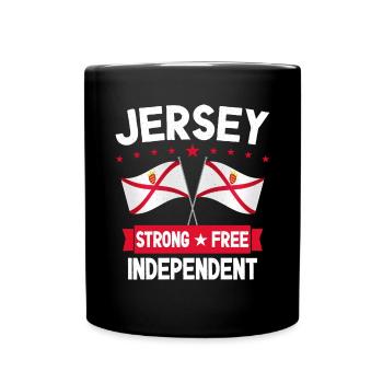 Jersey - Tasse einfarbig - Schwarz - Vorne