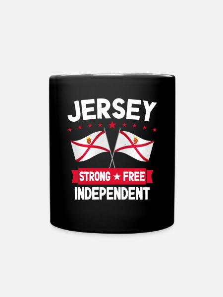 Jersey - Tasse einfarbig - Schwarz