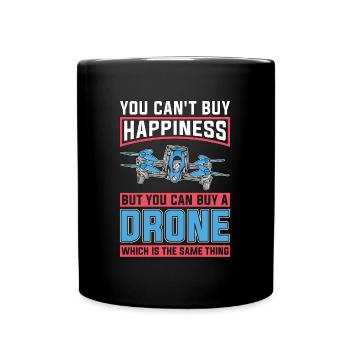Drone Racing You Can't Buy Happiness But Fpv Race - Full Colour Mug - black - Front