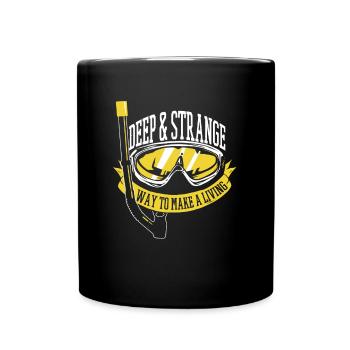 Plongeur plongeur drôle de plongée commerciale - Mug uni - noir - Devant