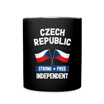 République tchèque - Mug uni - noir - Devant