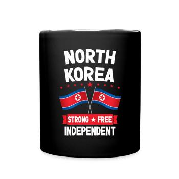 North Korea - Full Colour Mug - black - Front