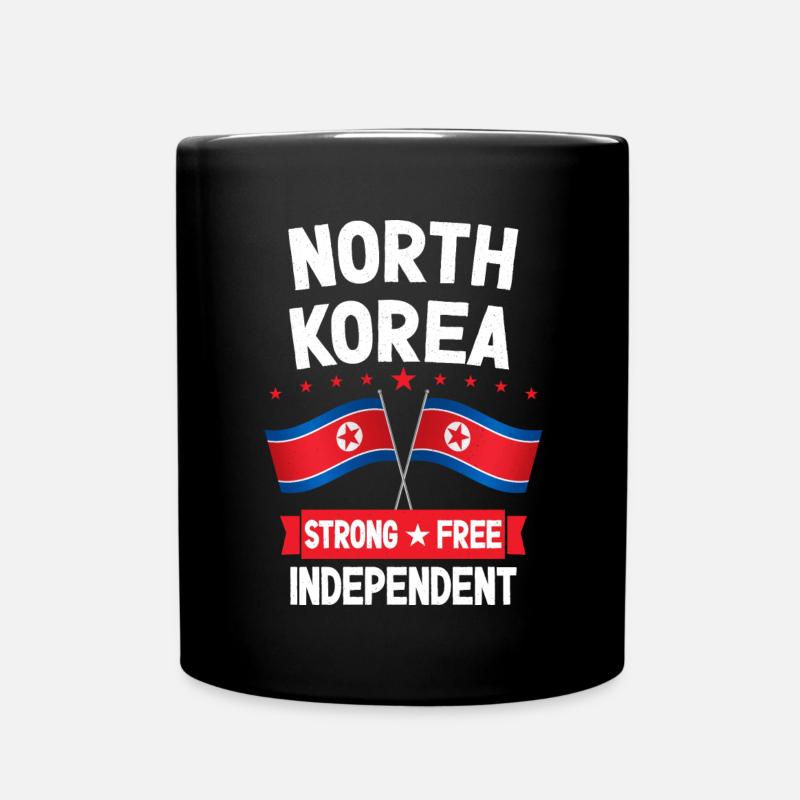 Nordkorea - Tasse einfarbig - Schwarz