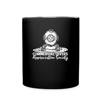 Plongeurs Plongée commerciale amusante - Mug uni - noir - Devant